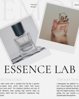 ESSENCE LAB | High-End E-commerce Perfume Boutique