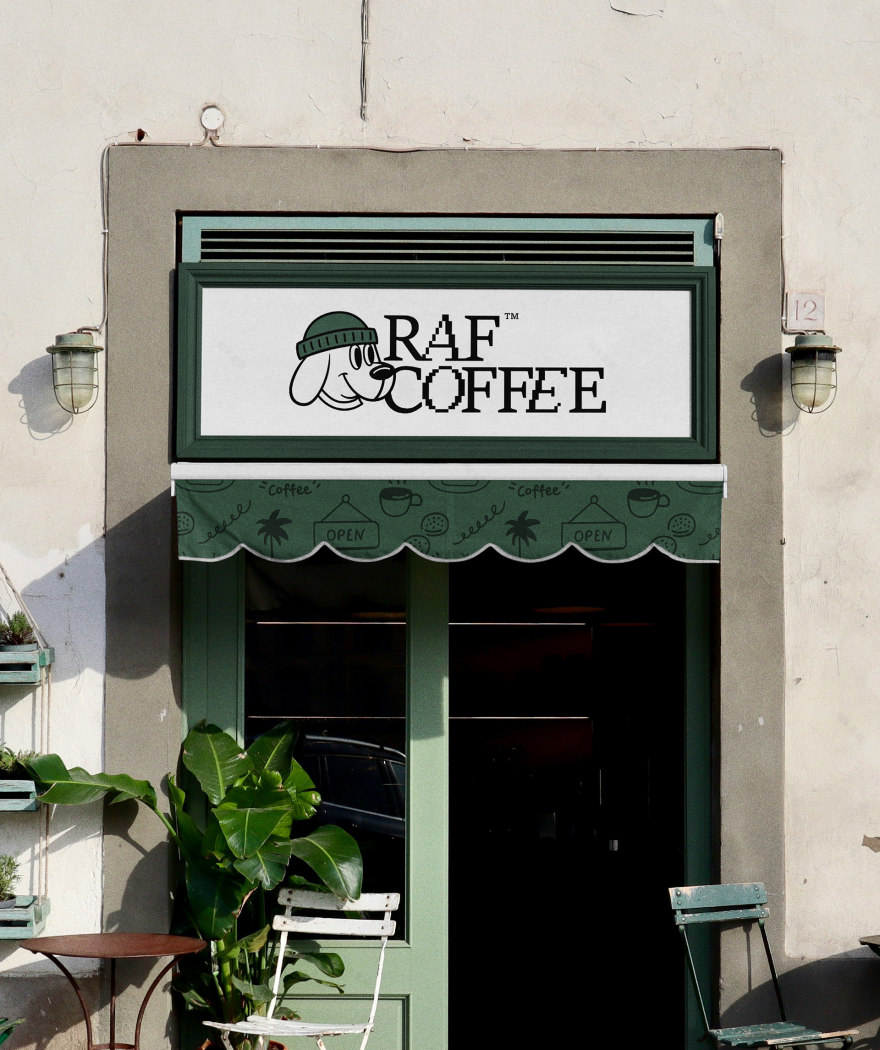 皇家空军·咖啡店品牌塑造
注:RAF一般指英国皇家空军(Royal Air Force),这里结合语境以其为基础进行翻译 丨UkraineKyiv-29