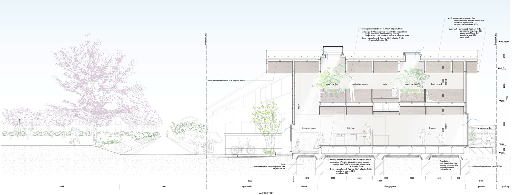 羽根北住宅丨日本丨Katsutoshi Sasaki + Associates-13
