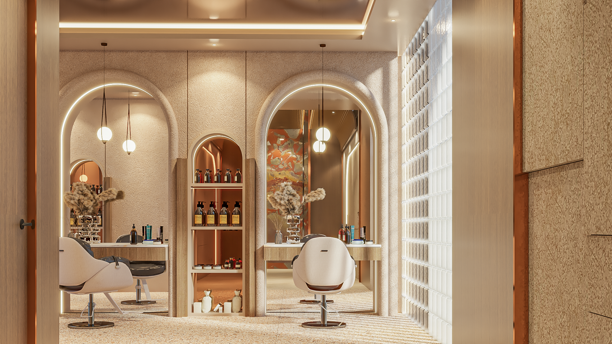 纳吉拉室内沙龙水疗馆丨印度尼西亚雅加达丨Jefri Angkasa,Indri Sisilia-8