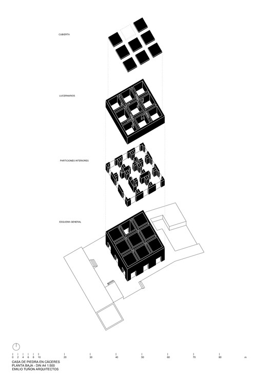 西班牙 Cáceres 石英岩与花岗岩打造的温暖家居-14