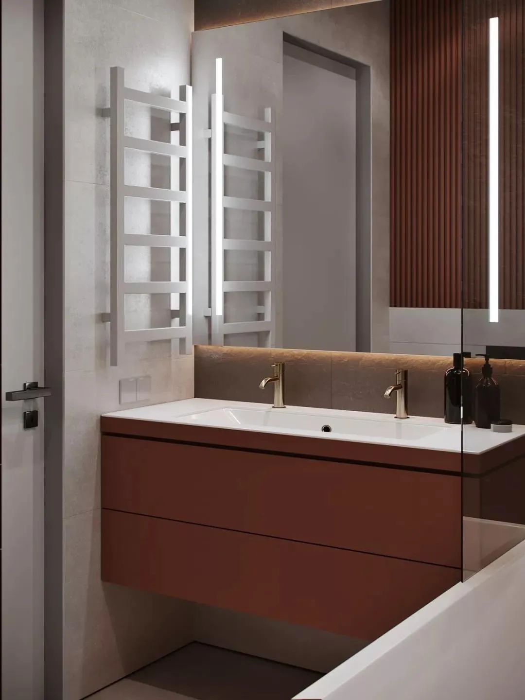 莫斯科 115㎡原木极简，温馨时尚空间设计-61