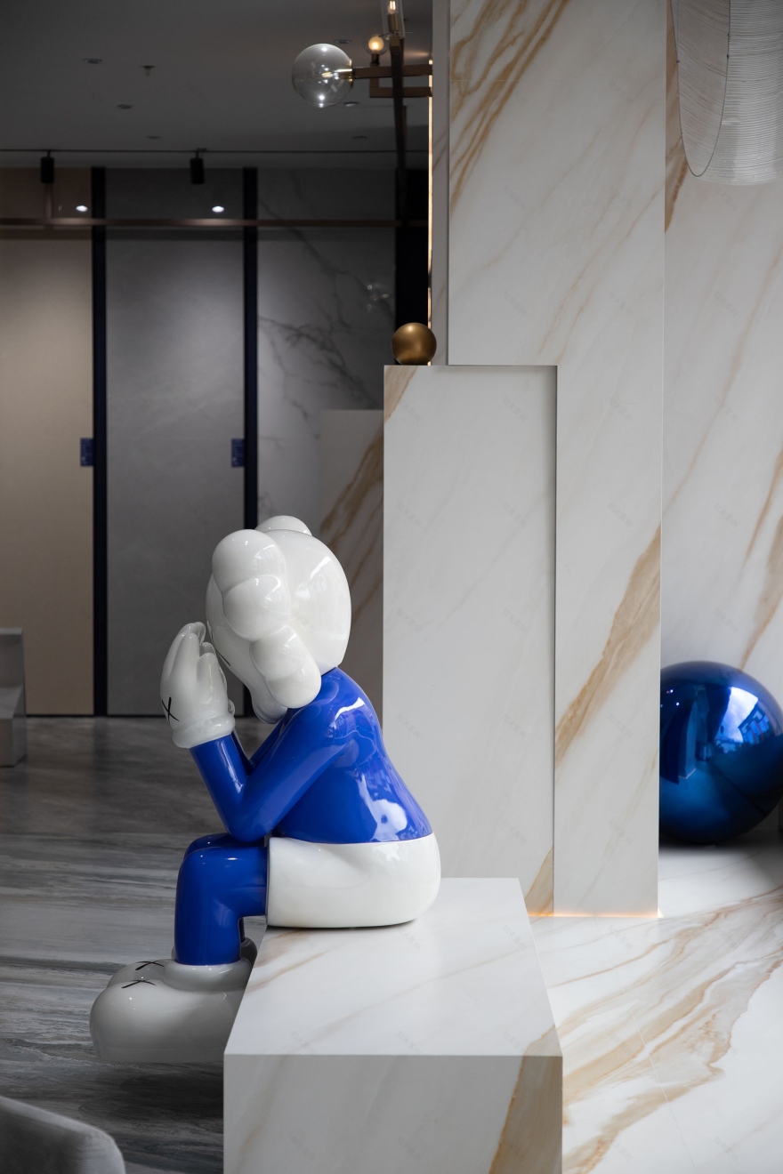 简品大理石瓷砖丨中国佛山丨广东空白空间设计有限公司-38