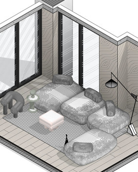 公寓店铺施工图