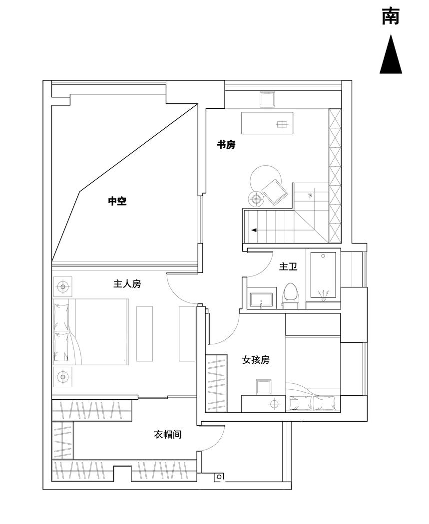 复式新中式家居 | 优化空间利用，打造交流互动生活区-2