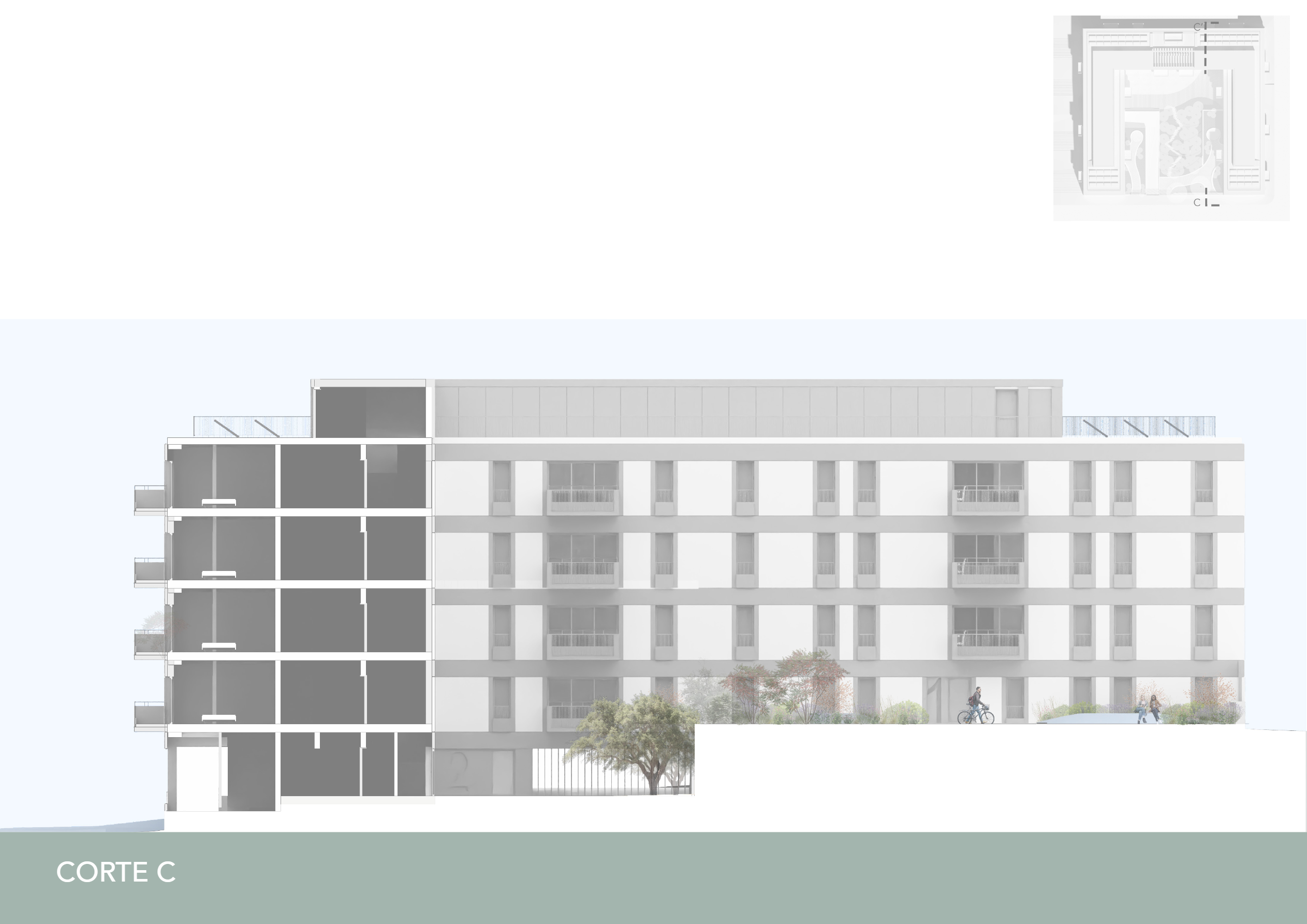 Preliminary design for residential complex in Sintra-6