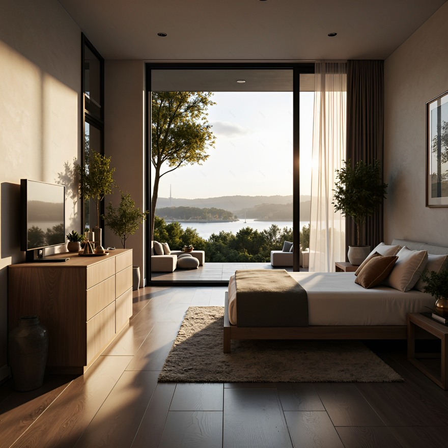 现代简约风优雅居住与办公空间设计-6