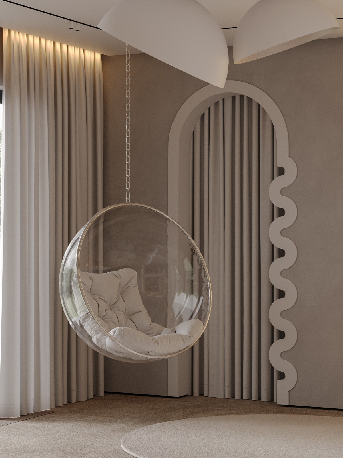 黑棕复古配色空间设计-69