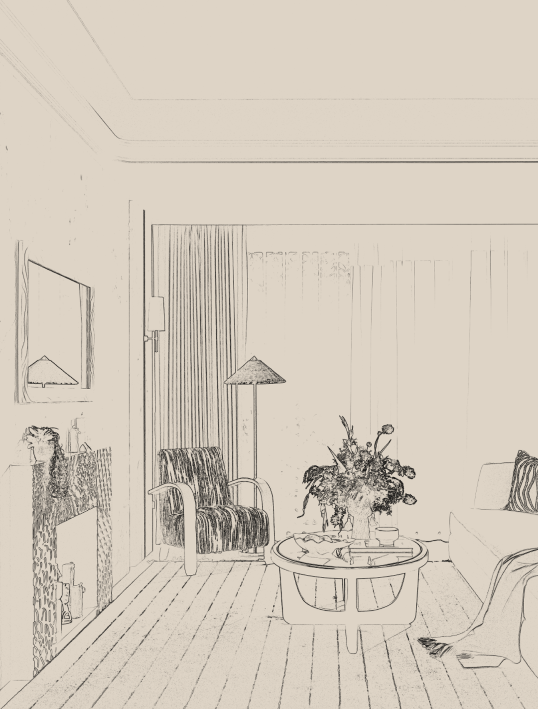 CLV设计x首发｜法式中古风隐奢生活典范—建总流花溪样板房-11