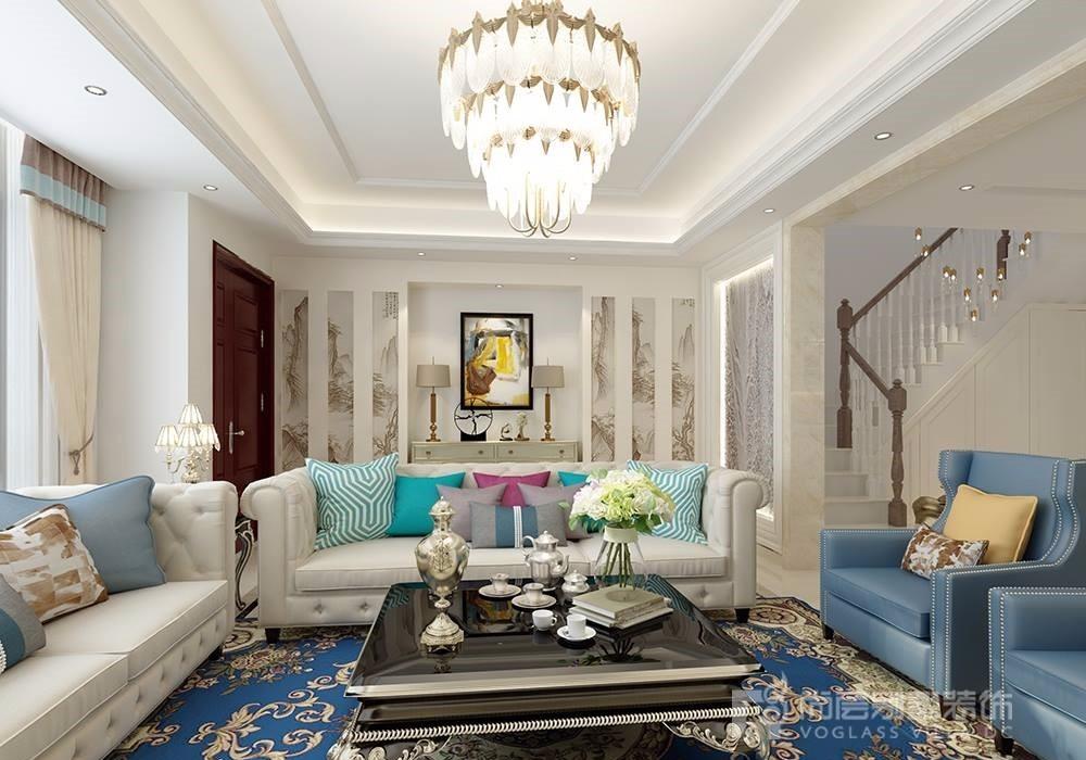 东莞卓越蔚蓝山 轻奢风实景案例-1