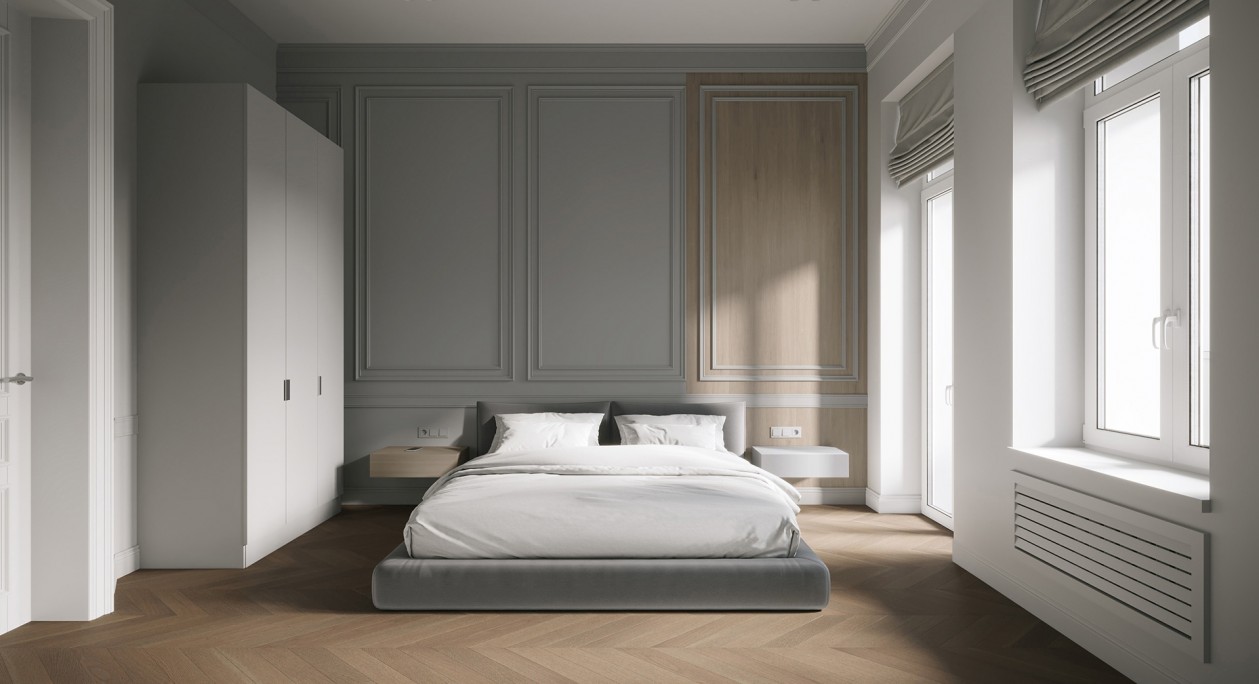 金色+象牙白，明亮舒适的现代感公寓-13