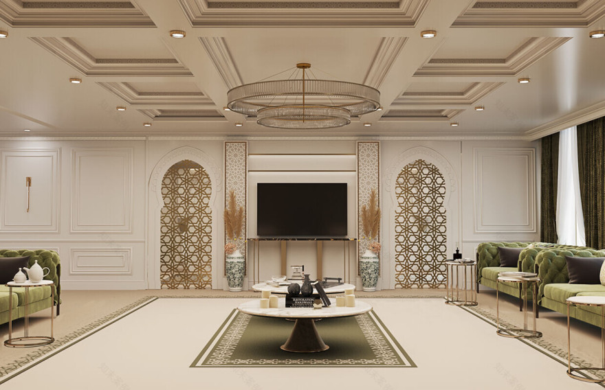 摩洛哥风情,现代奢华——Movenpick Hotel 皇家套房设计-12