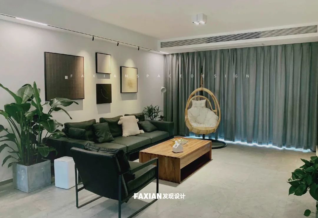 济南 136㎡北欧风私宅,原木元素与无主灯设计展现极简魅力-25