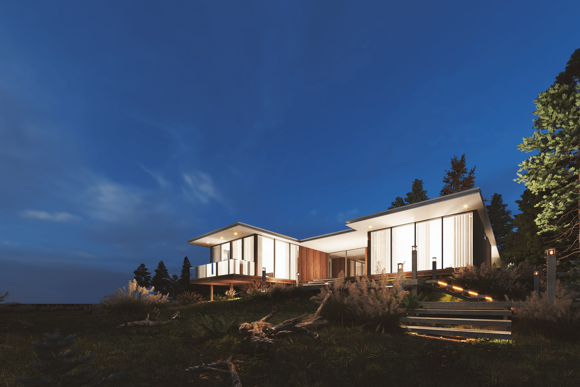 Sketchup Vray 外部：金黄色阳光-7