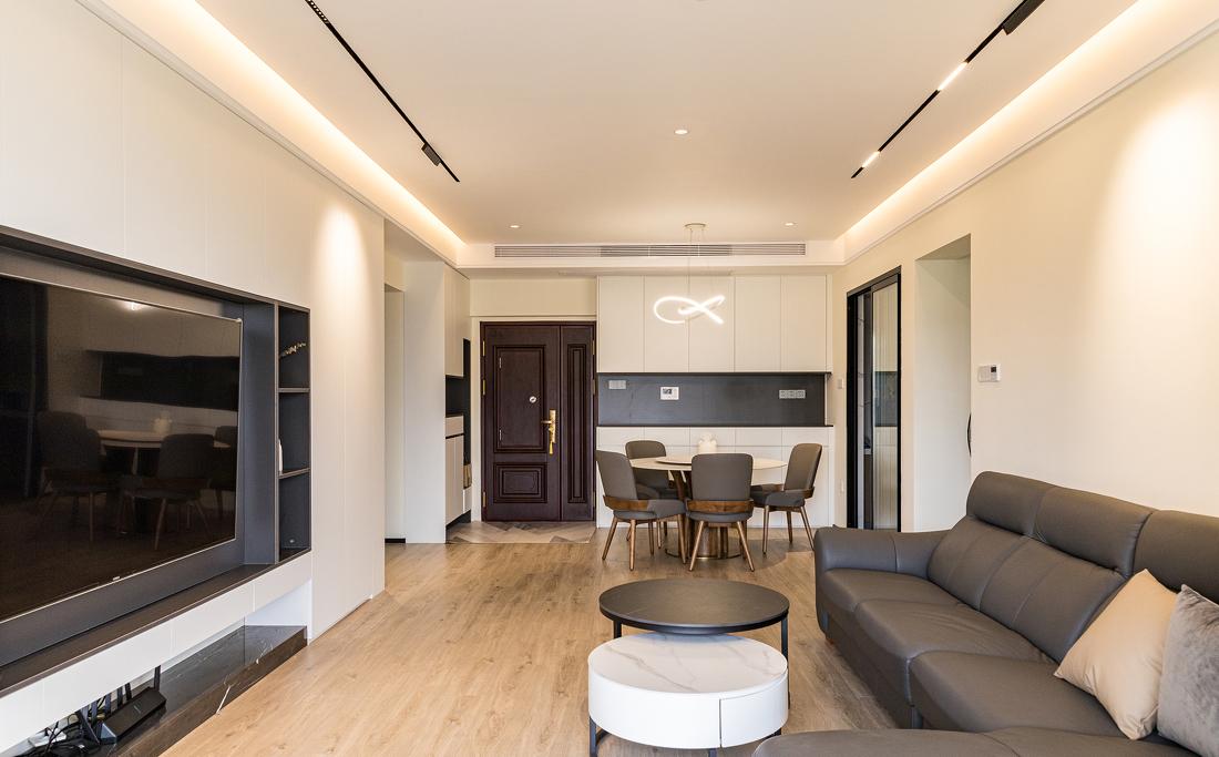 悠舍 · 黑白灰的温馨空间设计-24