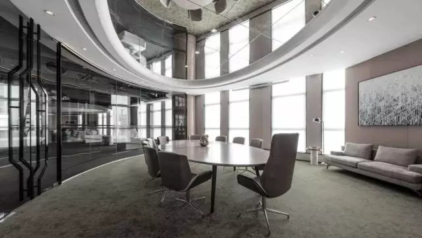 中粮天悦壹号办公展示空间设计-28