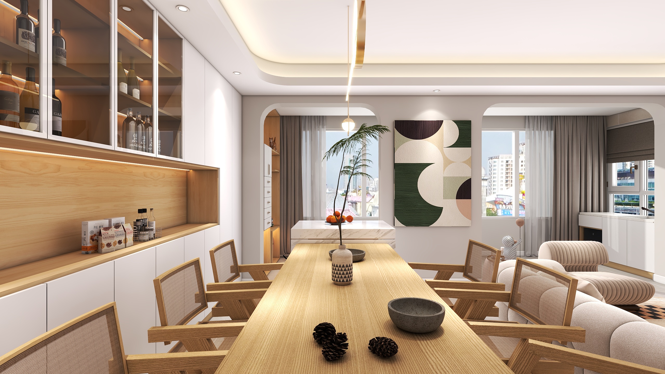 四川成都听湖九园（142平现代简约四居室）-20