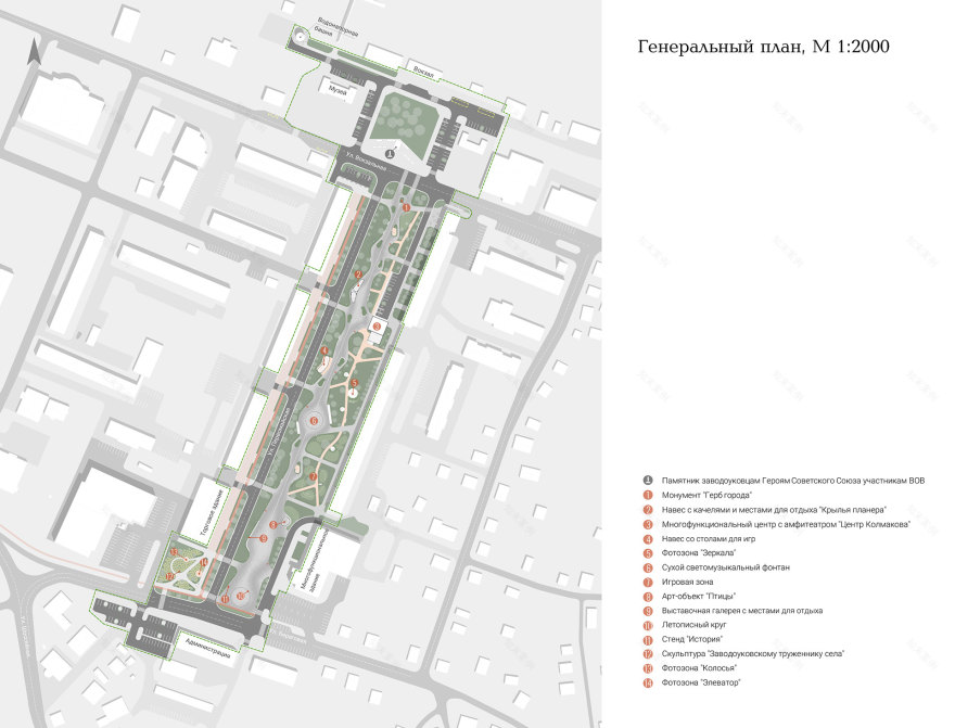 Zavodoukovsk 中央广场改造丨俄罗斯丨Project Bureau M4-8