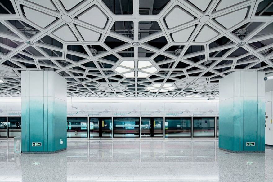 地心引力下的未来城市想象——成都地铁 18 号线站台设计-20