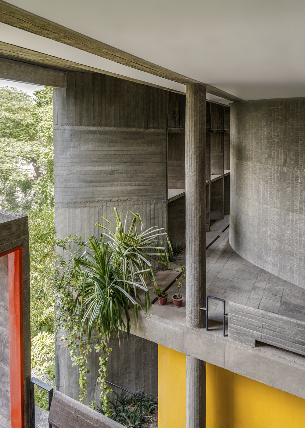 印度阿默达巴德纺织厂总部大楼-13