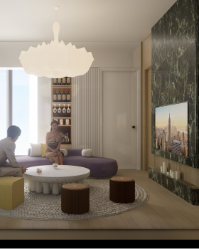 深圳福田45㎡小户型私宅设计丨中国深圳