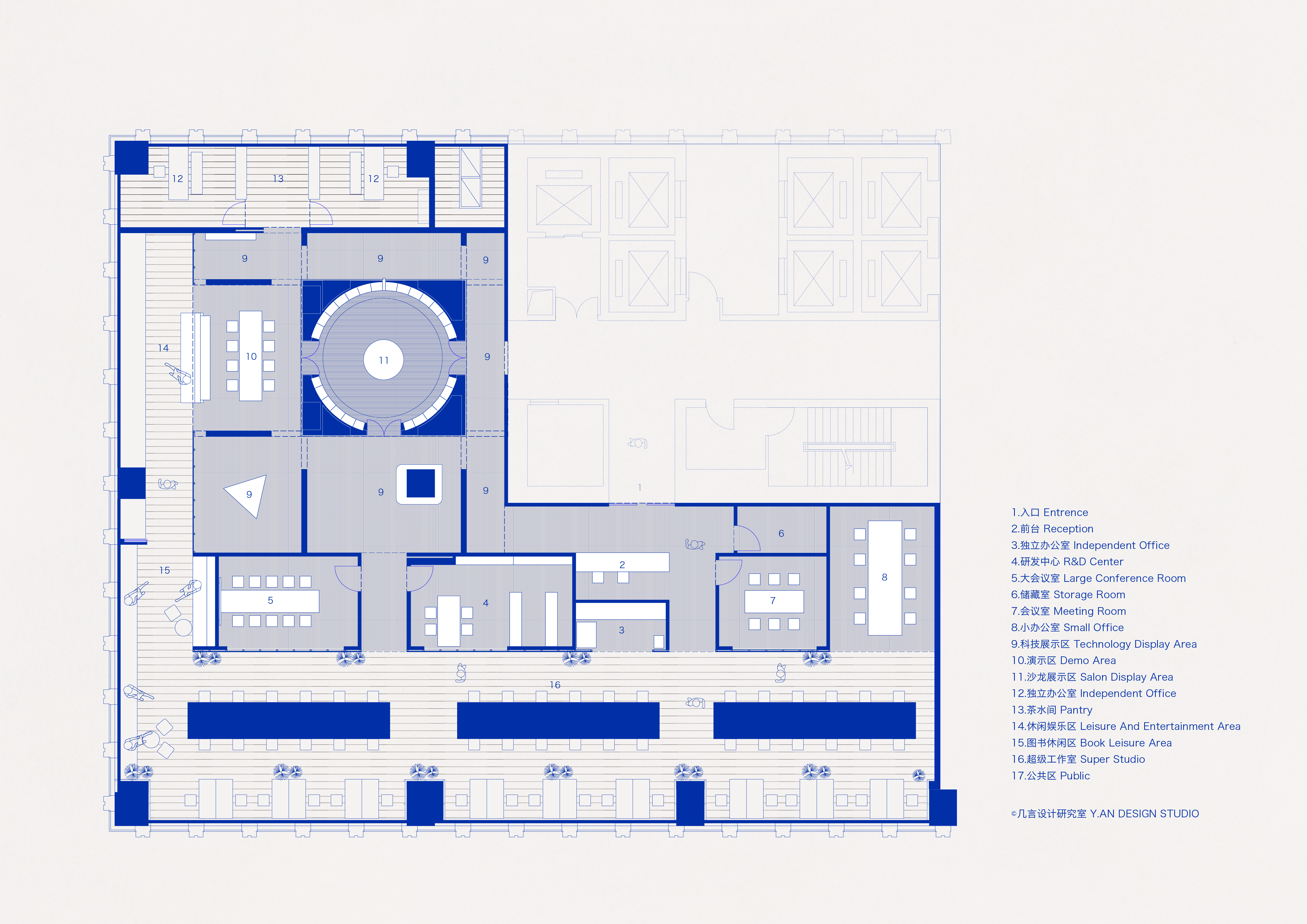 XRZlu· 超级办公广场丨中国杭州丨几言设计研究室-43