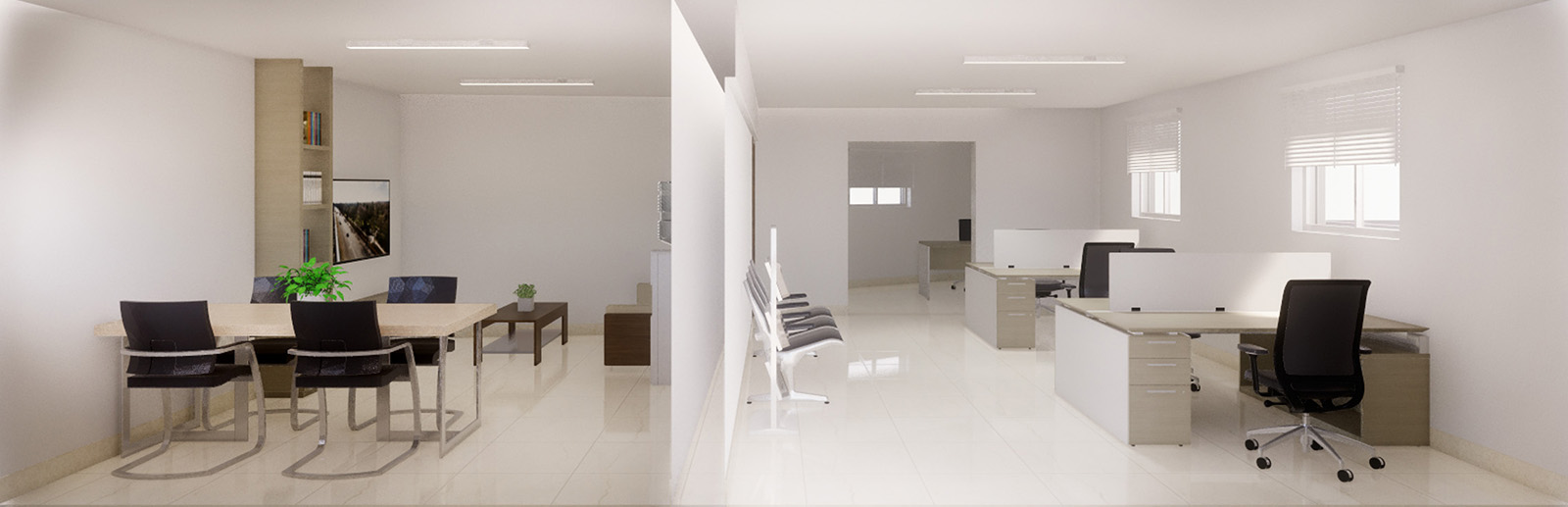 社区办公空间改造+文化上墙-6