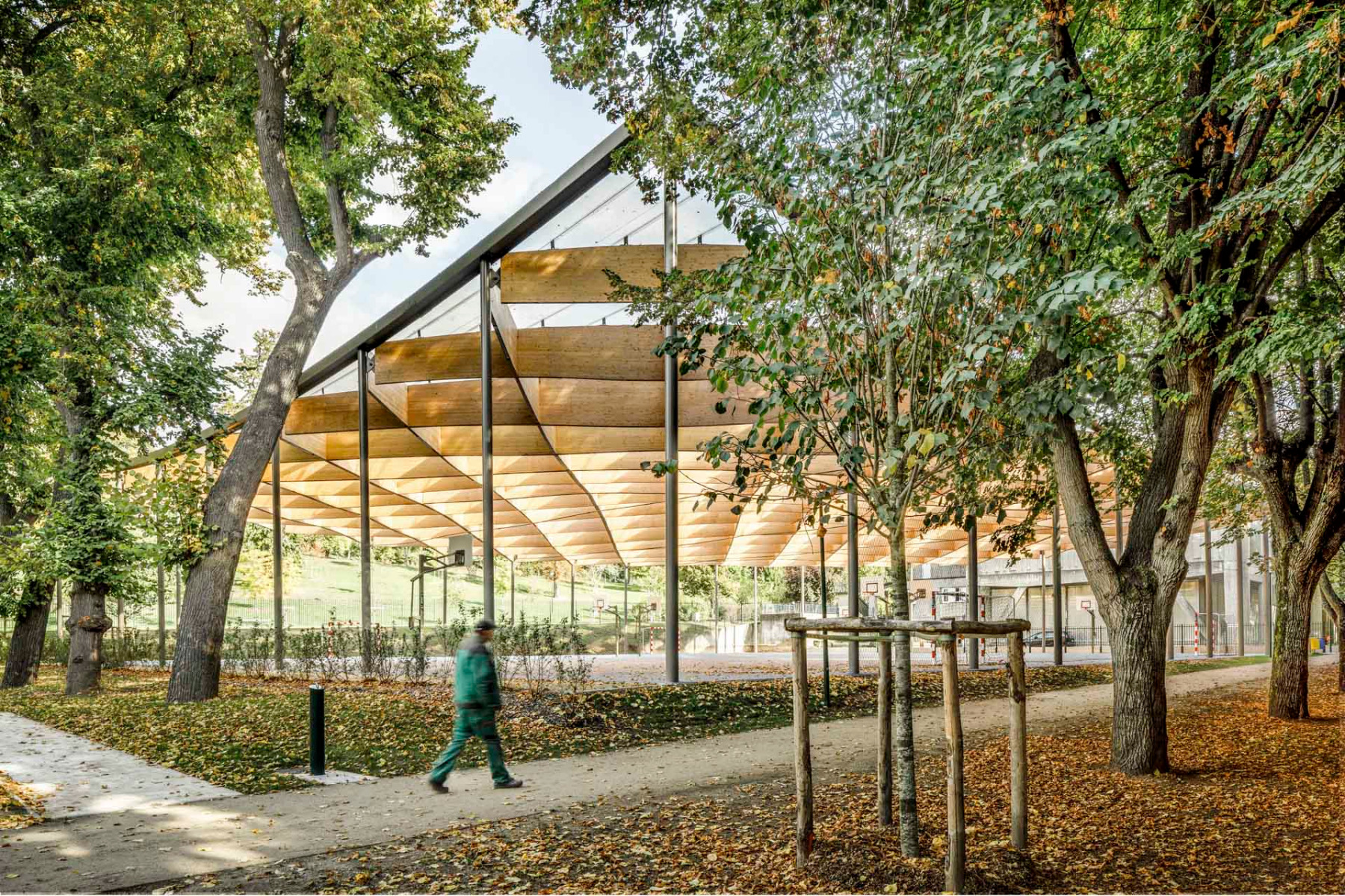 巴黎附近体育建筑丨法国巴黎丨Explorations Architecture-33