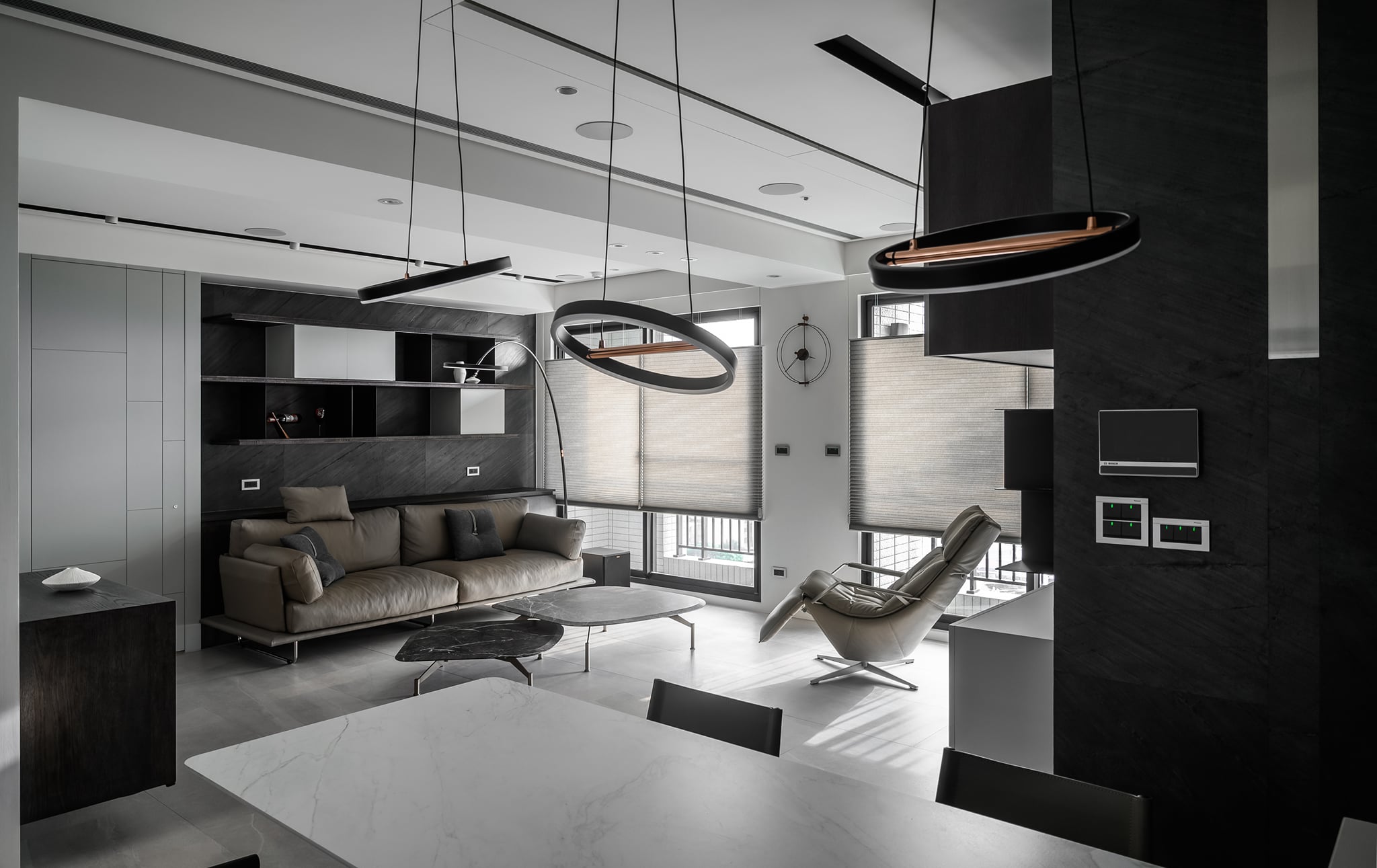 室觉空间创作 | 极简灰白设计，简单又帅气！-8