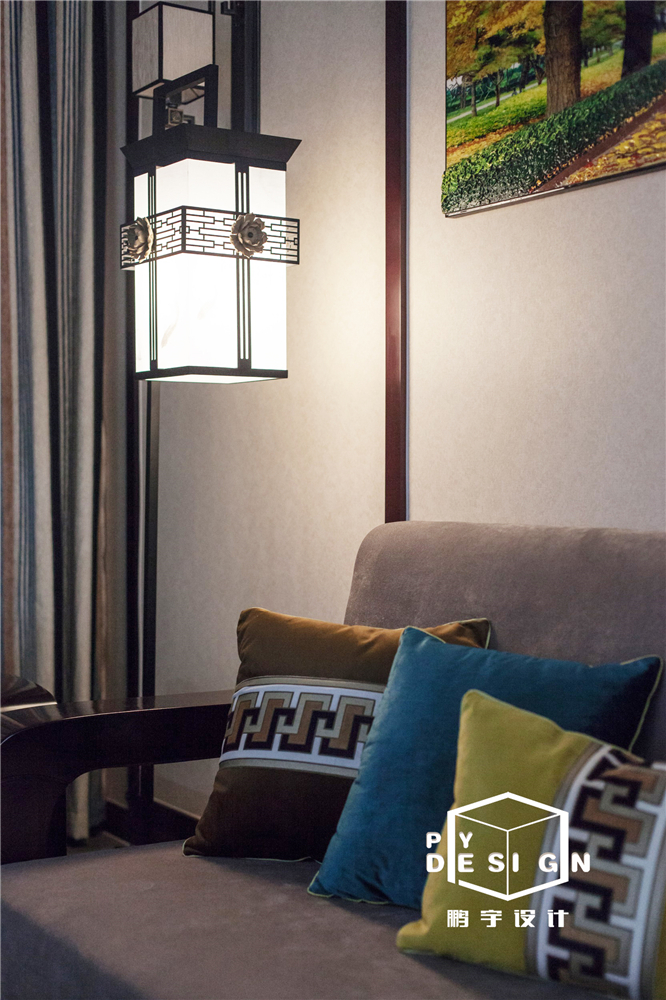 152㎡淡雅新中式 | 鹏宇设计-9