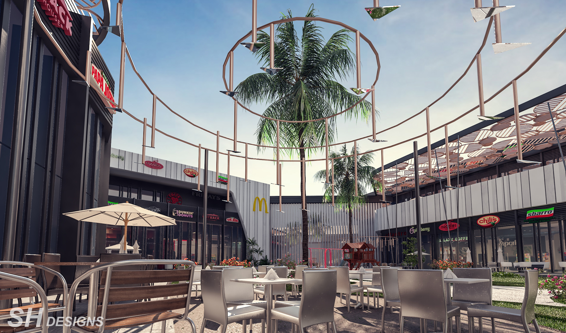 林荫大道美食广场丨沙特阿拉伯吉达丨Shymaa Ibrahim-6