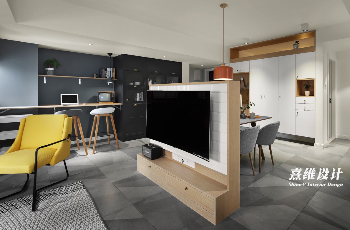 120㎡北欧住宅  熹维设计-5