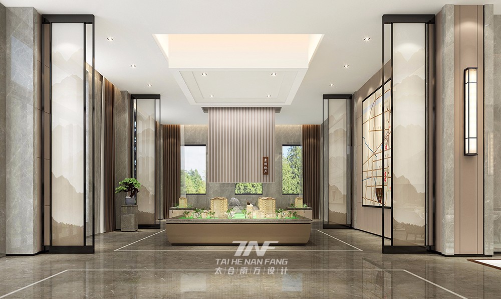 河北青田地产售楼处设计-6