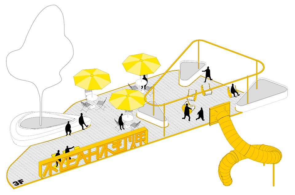 西安未央168商业街区露台改造丨中国西安丨原筑景观-39