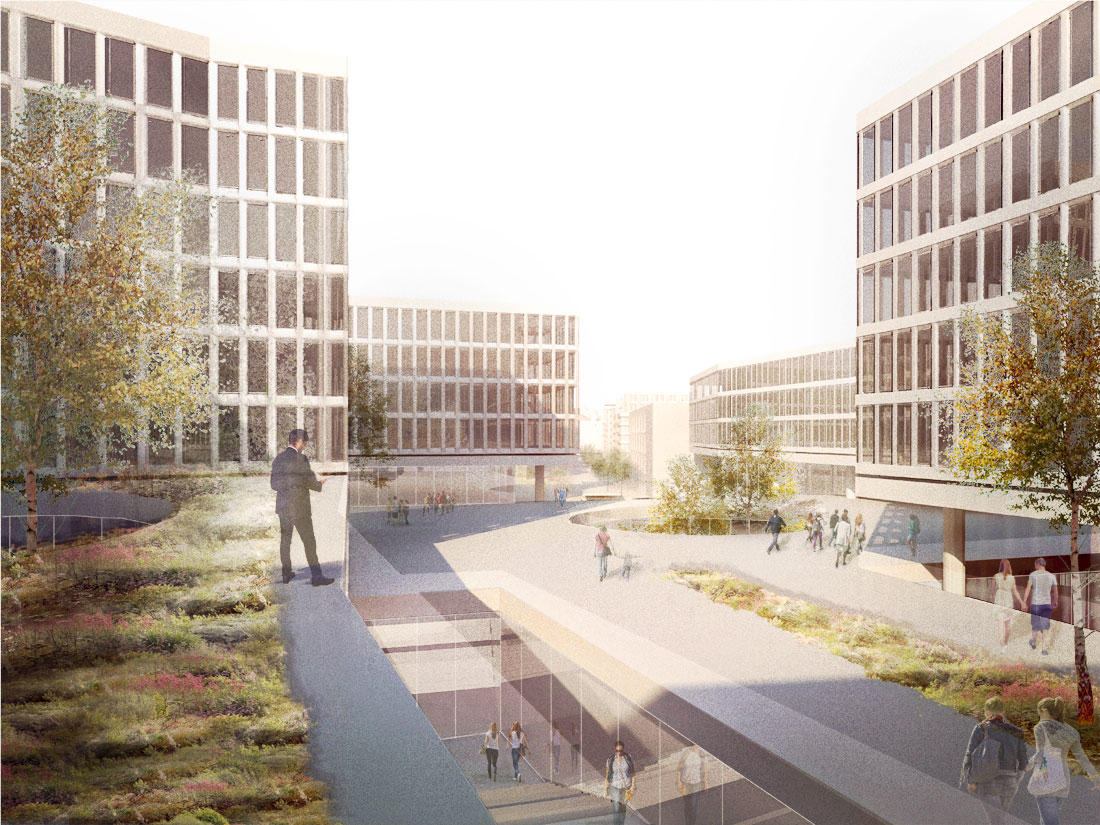 Headquarters der Česká Spořitelna Campus Smíchov South, Prag – Kleihues + Kleihues-9