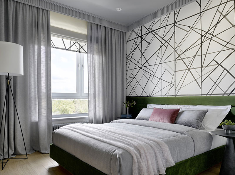 莫斯科现代薄荷绿公寓-6