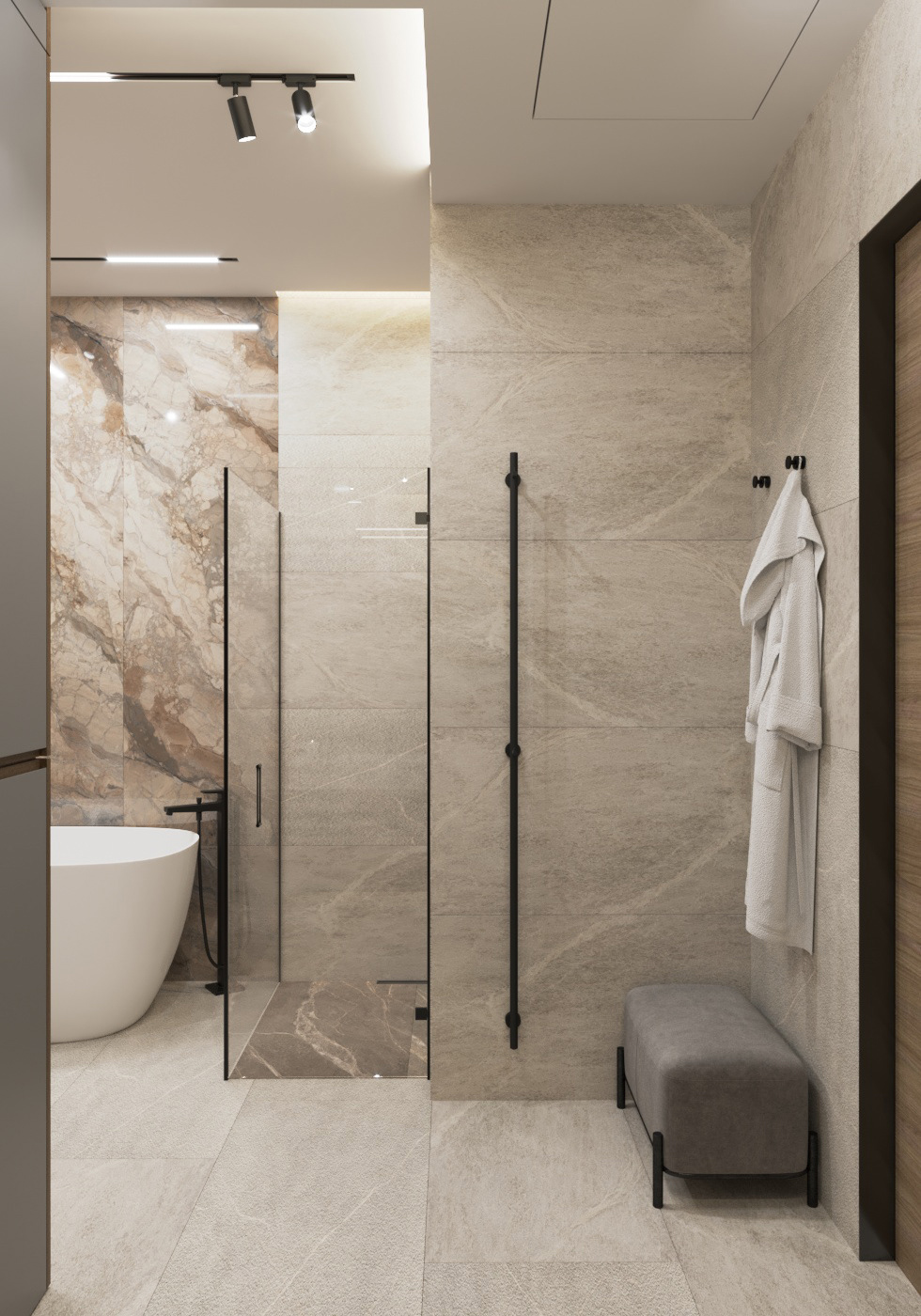 Ванная комната с душевой-1