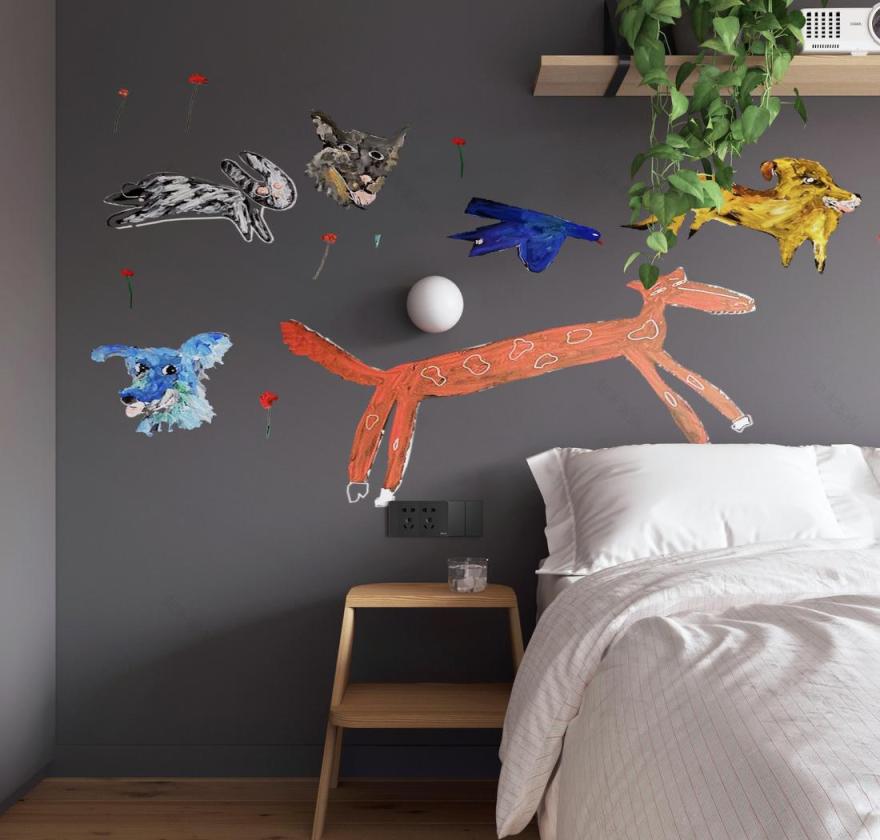 潮白河畔的幸福绿意居所室内设计-13