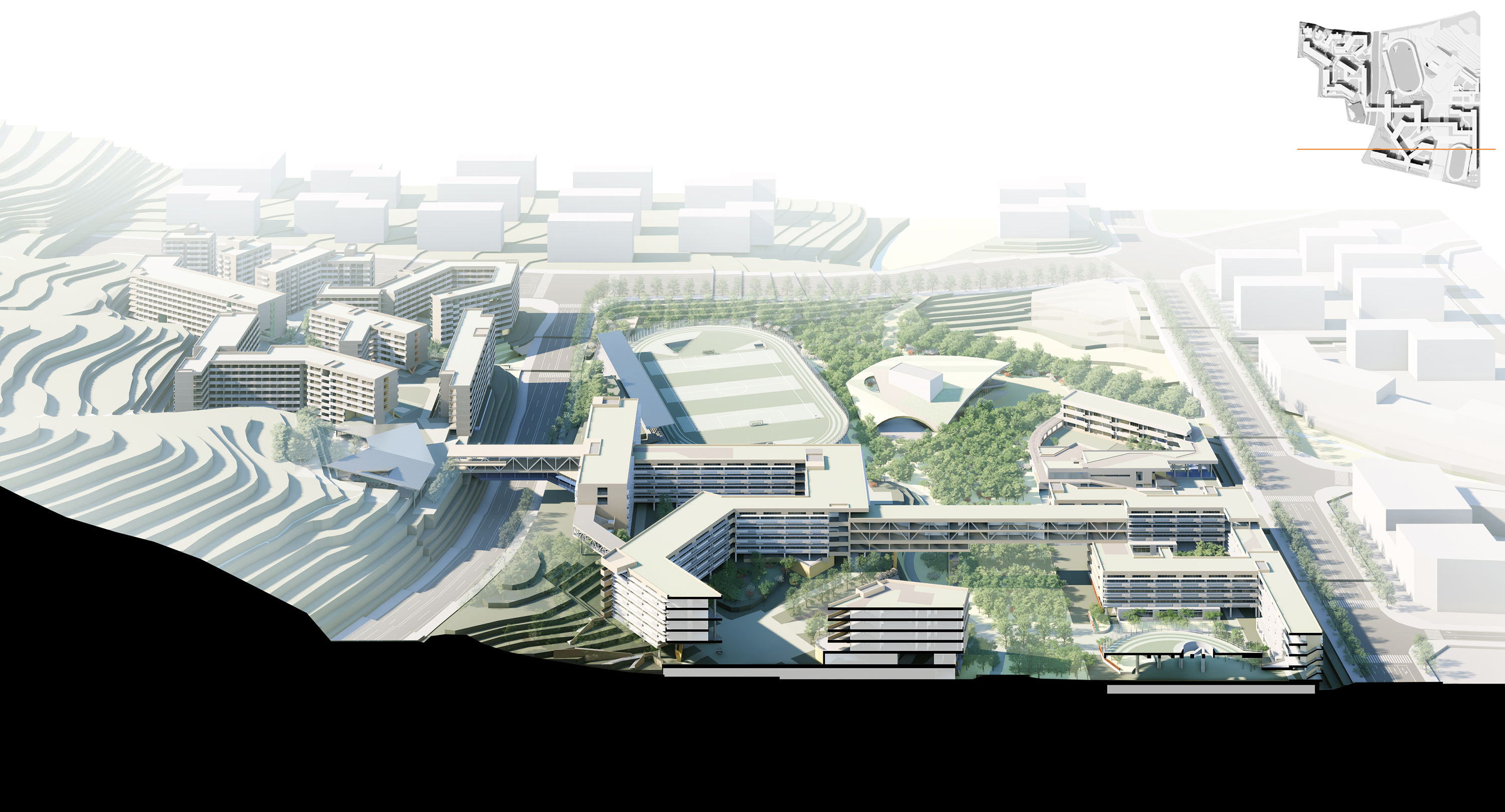 中标方案 | 绿谷长廊：西部（重庆）科学城含谷学校 / 博风建筑+重庆市设计院-21