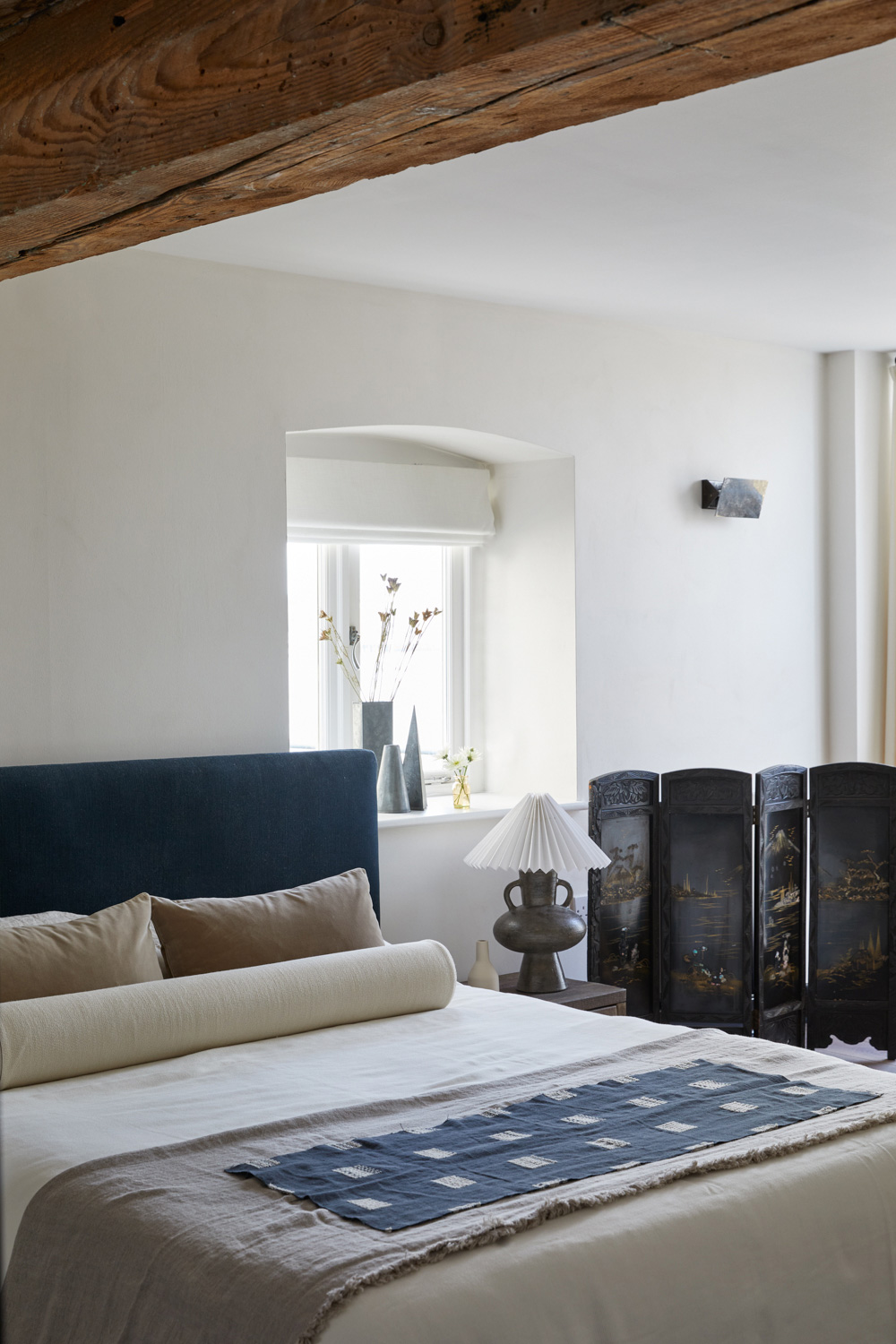 伦敦旧仓库改造的带砖砌墙与柔和装饰的阁楼丨英国伦敦-14