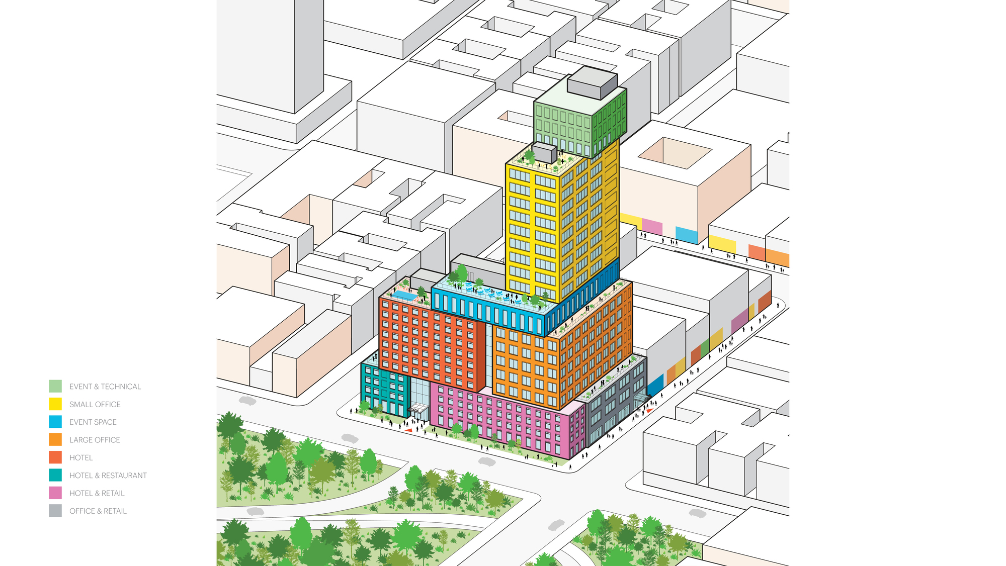 广播酒店和塔楼丨美国曼哈顿丨MVRDV-23