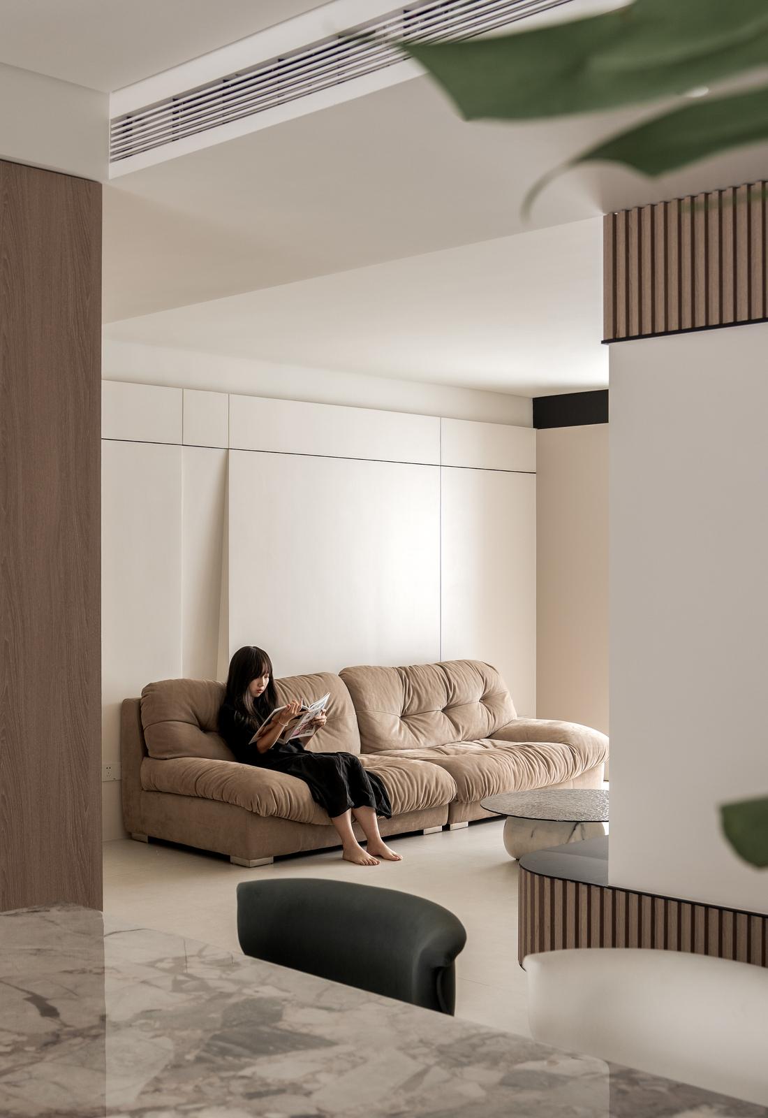 《Caramel》温暖简约,原木与白杏的邂逅-22