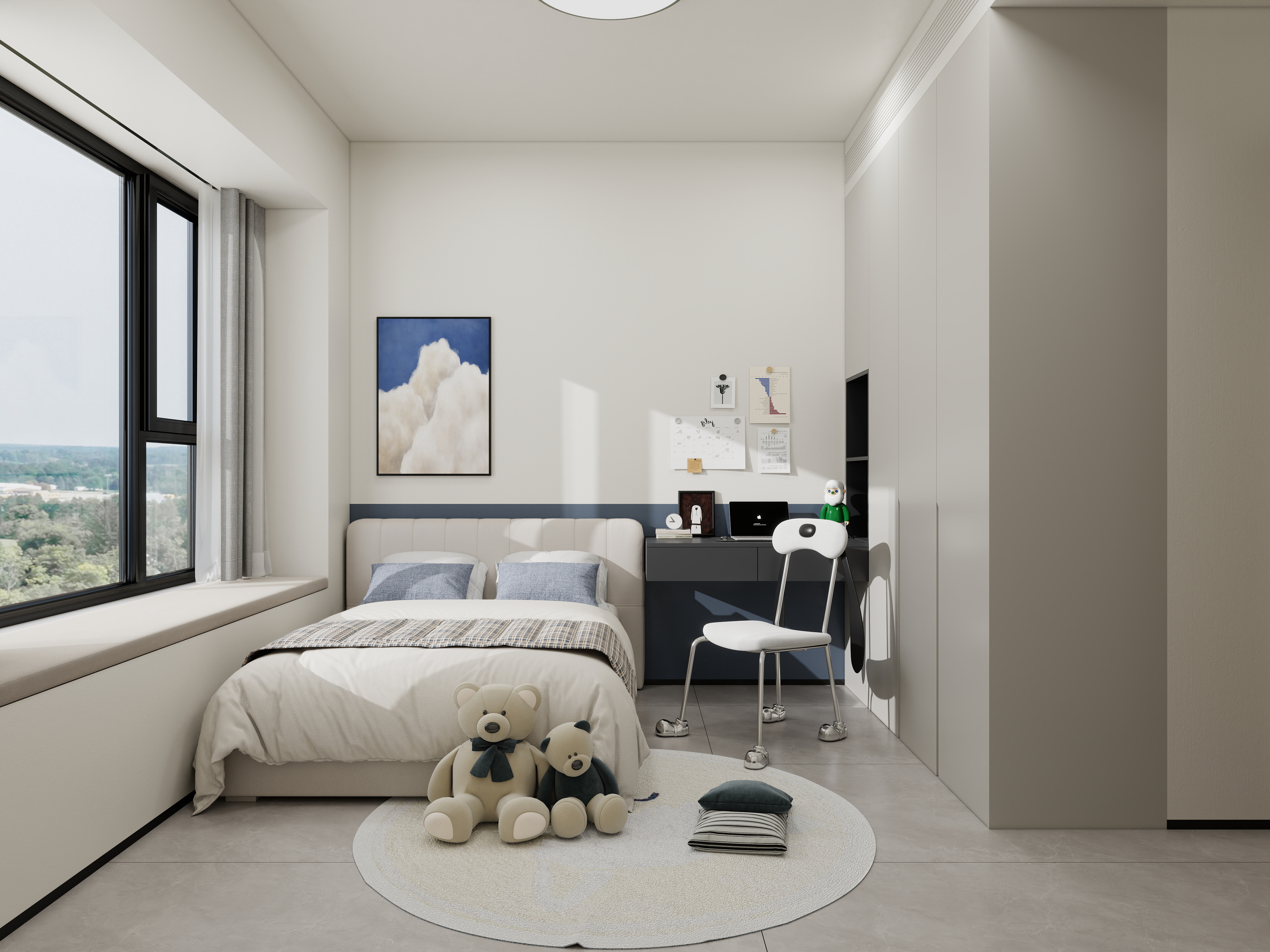 《天河学区房·时光叠影》中古风混搭家居设计丨中国广州丨广州市至雅设计装饰工程有限公司-41