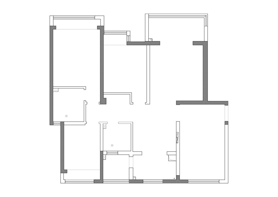 复古绿植空间 · 125㎡五室改三室的满屋书香之家丨中国芜湖丨研己设计-5