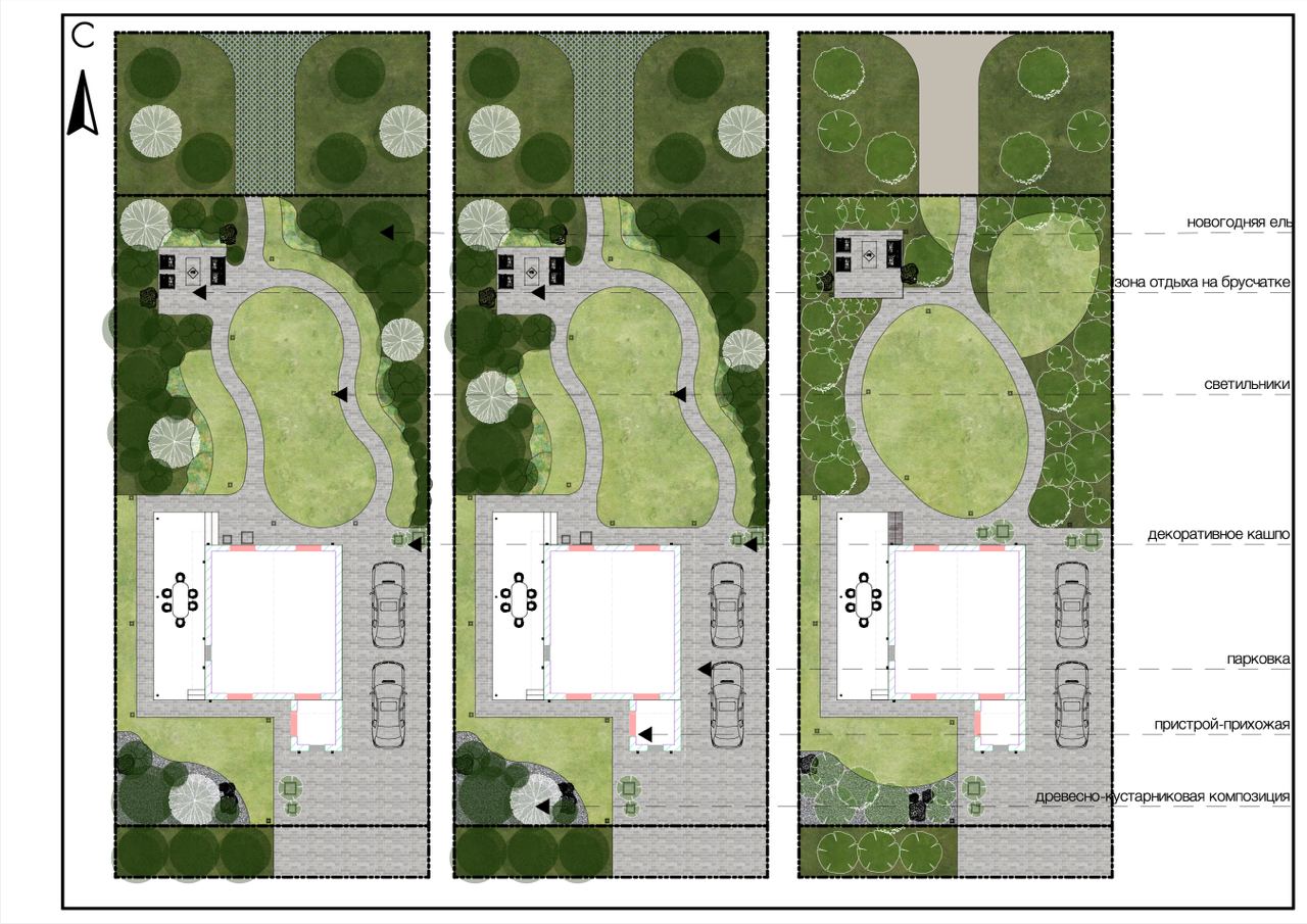 Ландшафтный дизайн 6 соток-12