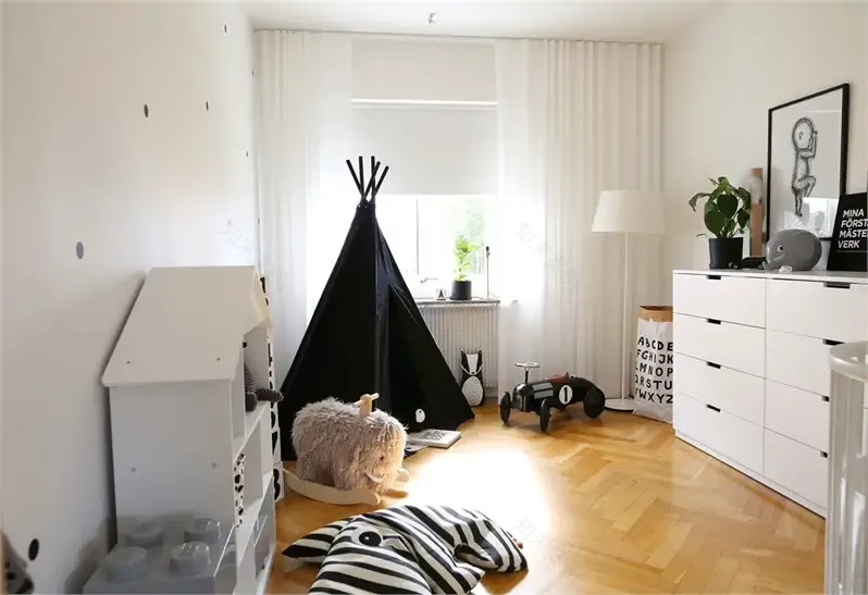 色彩明亮的儿童友好公寓设计-10