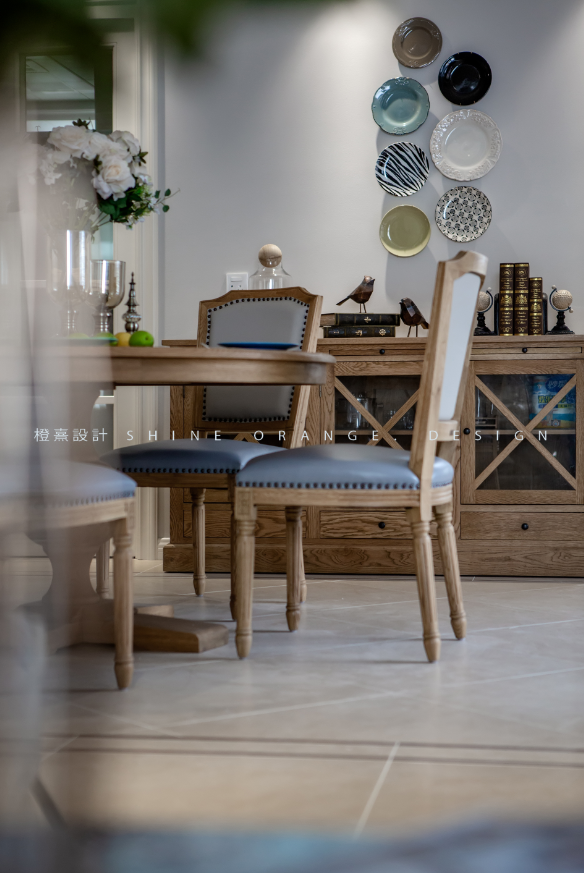 《橙熹设计》宁波现代美式别墅,温馨浪漫,打造舒适居家空间-31