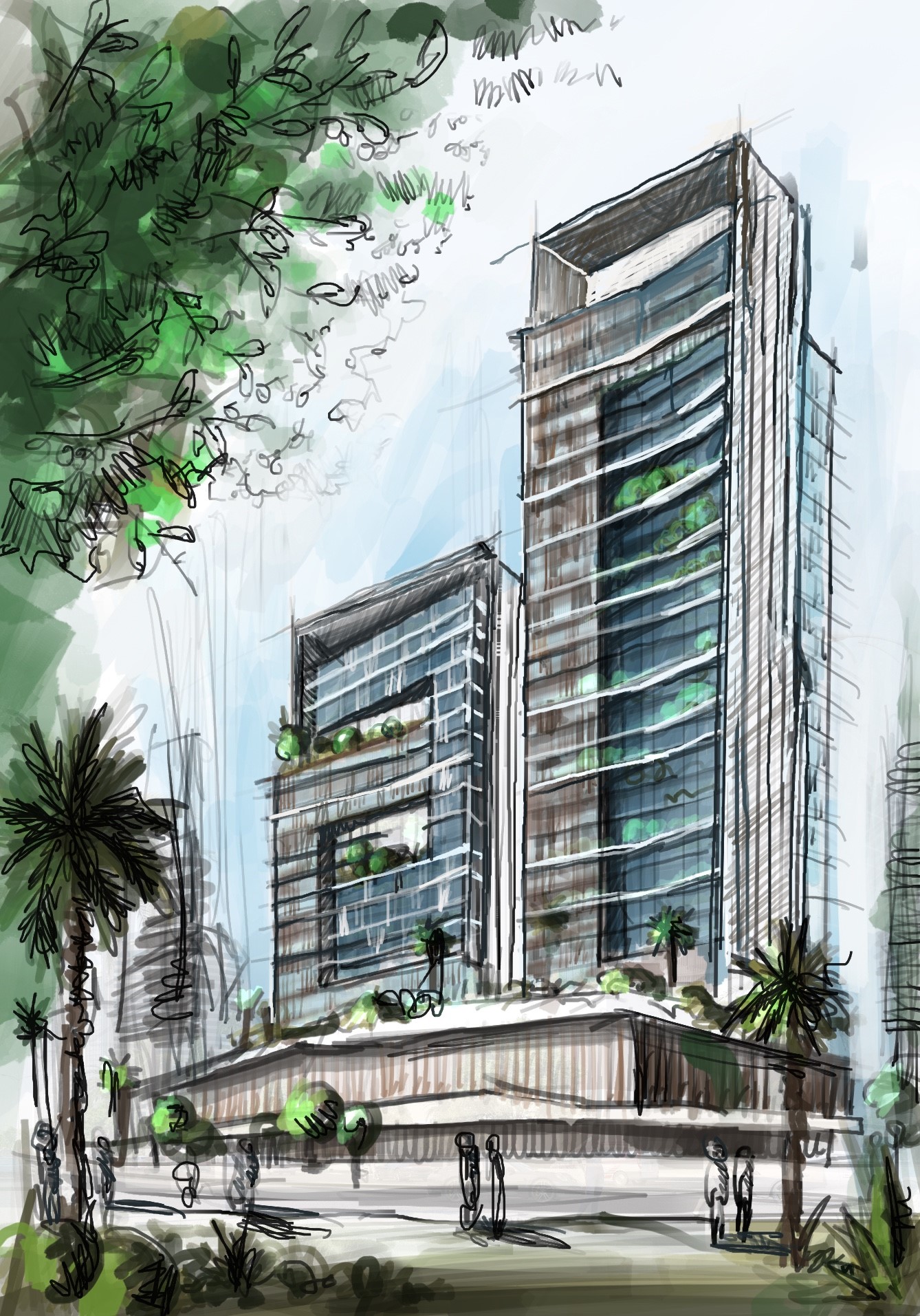 艾尔利姆岛住宅塔楼丨阿联酋阿布扎比丨Ali Basiony-20