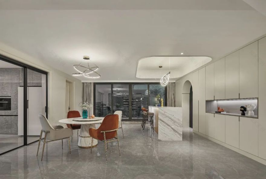 《花朝月夕》别墅设计丨中国南京丨纯一空间设计-16