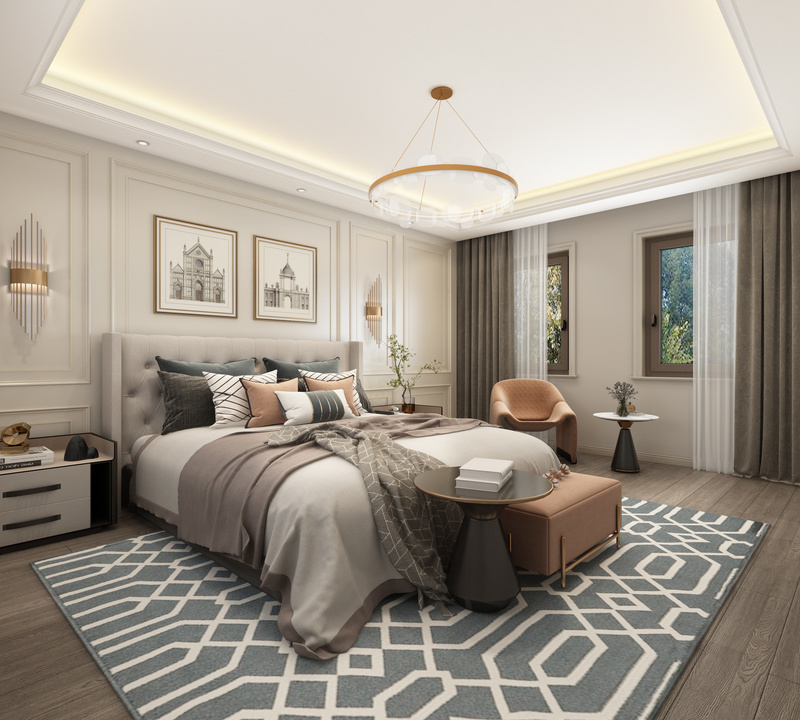 融创海墅别墅简欧设计-8